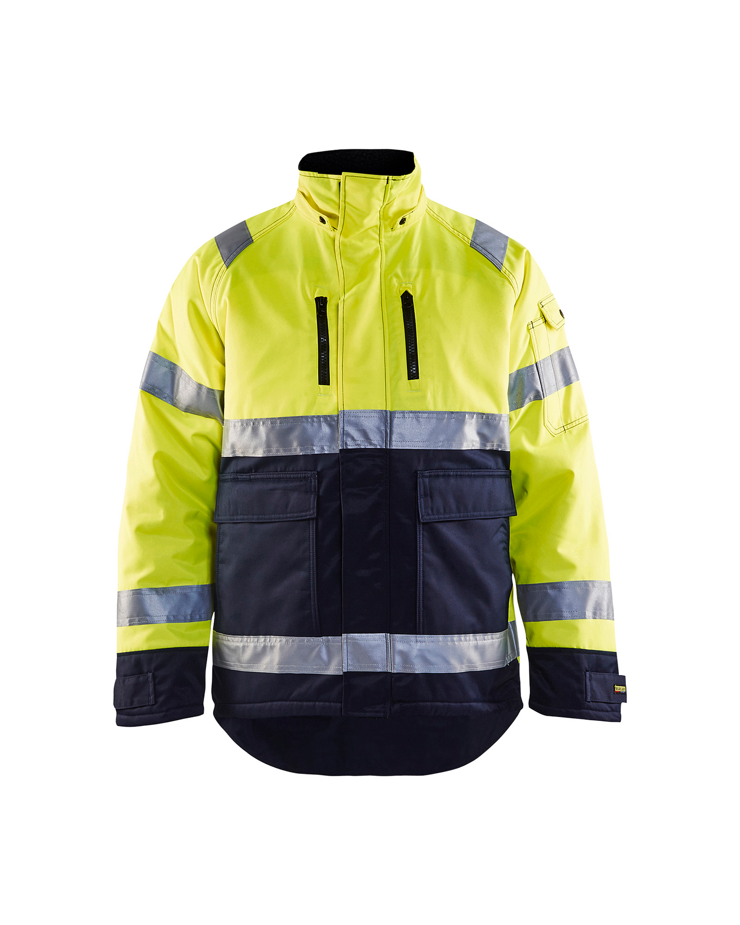 Talvitakki Blåkläder Hi-Vis 482819003389 keltainen-mariininsininen