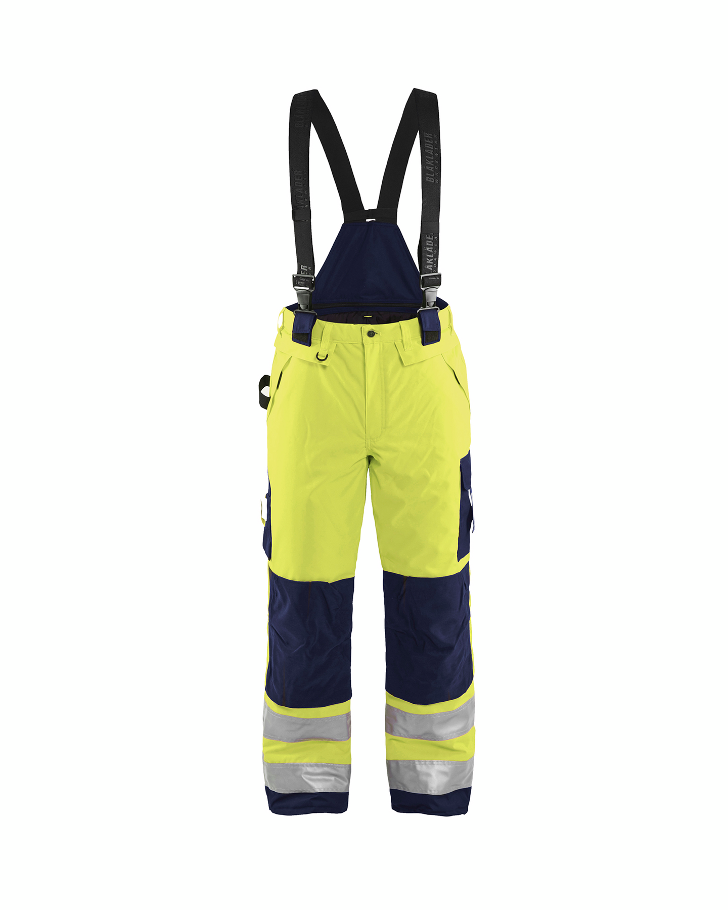 Talvihousut Blåkläder olkaimelliset Hi-Vis 188519773389 kelt./tummansin.