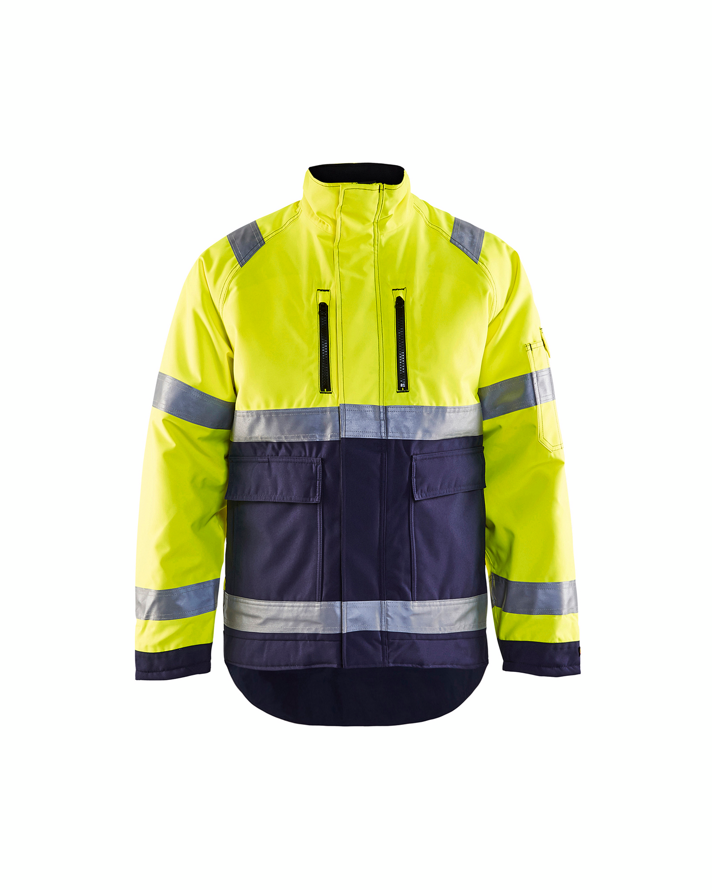 Talvitakki Blåkläder Hi-Vis 482719773389 keltainen-mariininsininen