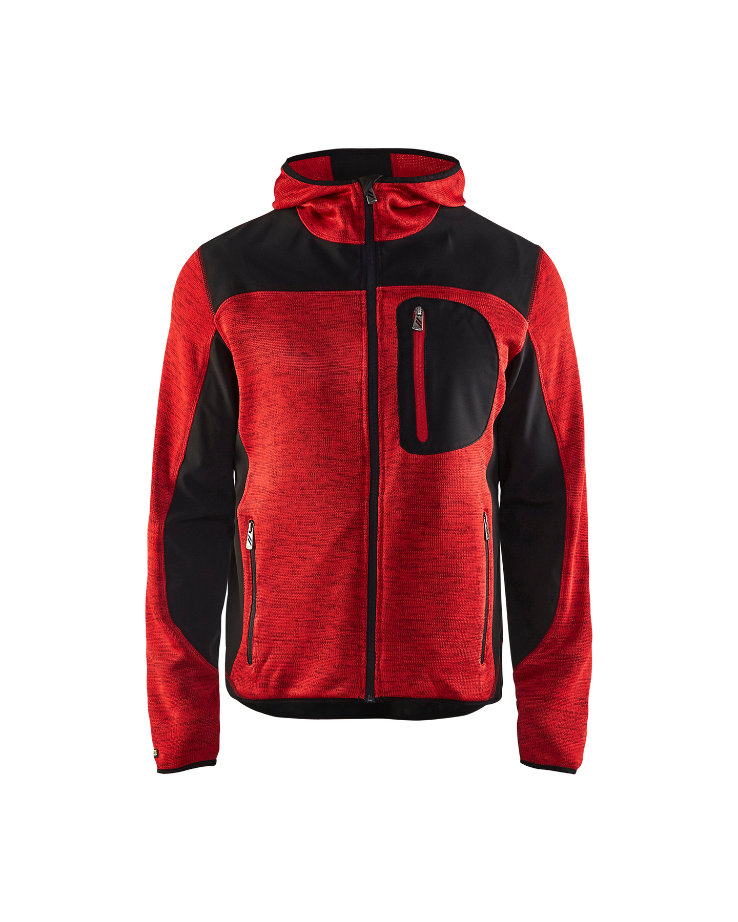 Softshell-takki Blåkläder neulottu 493021175699 punainen-musta