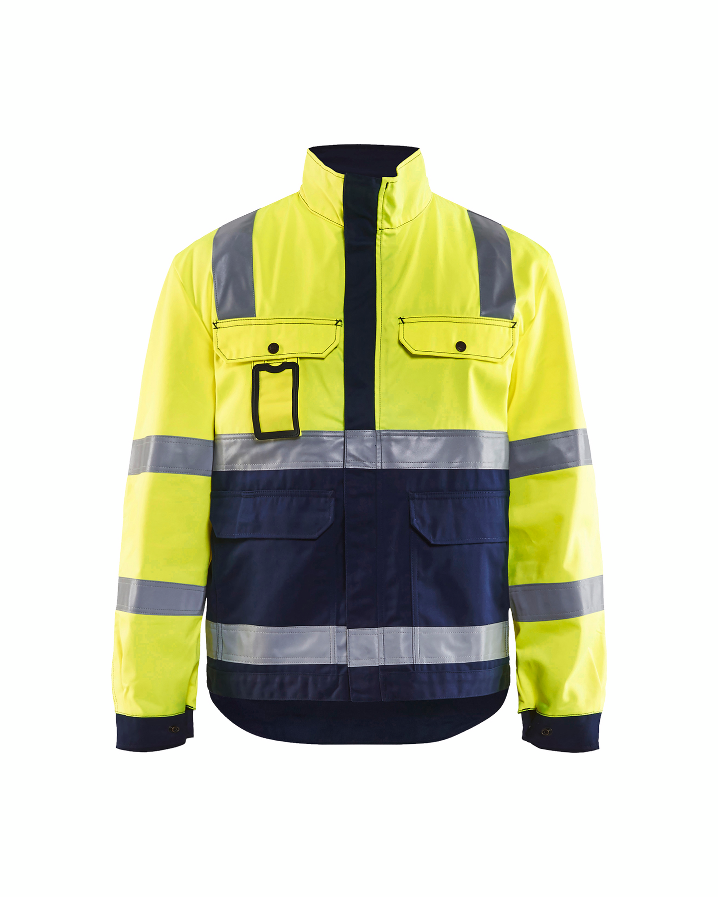 Takki Blåkläder Hi-Vis 402318043389 keltainen-tummansininen