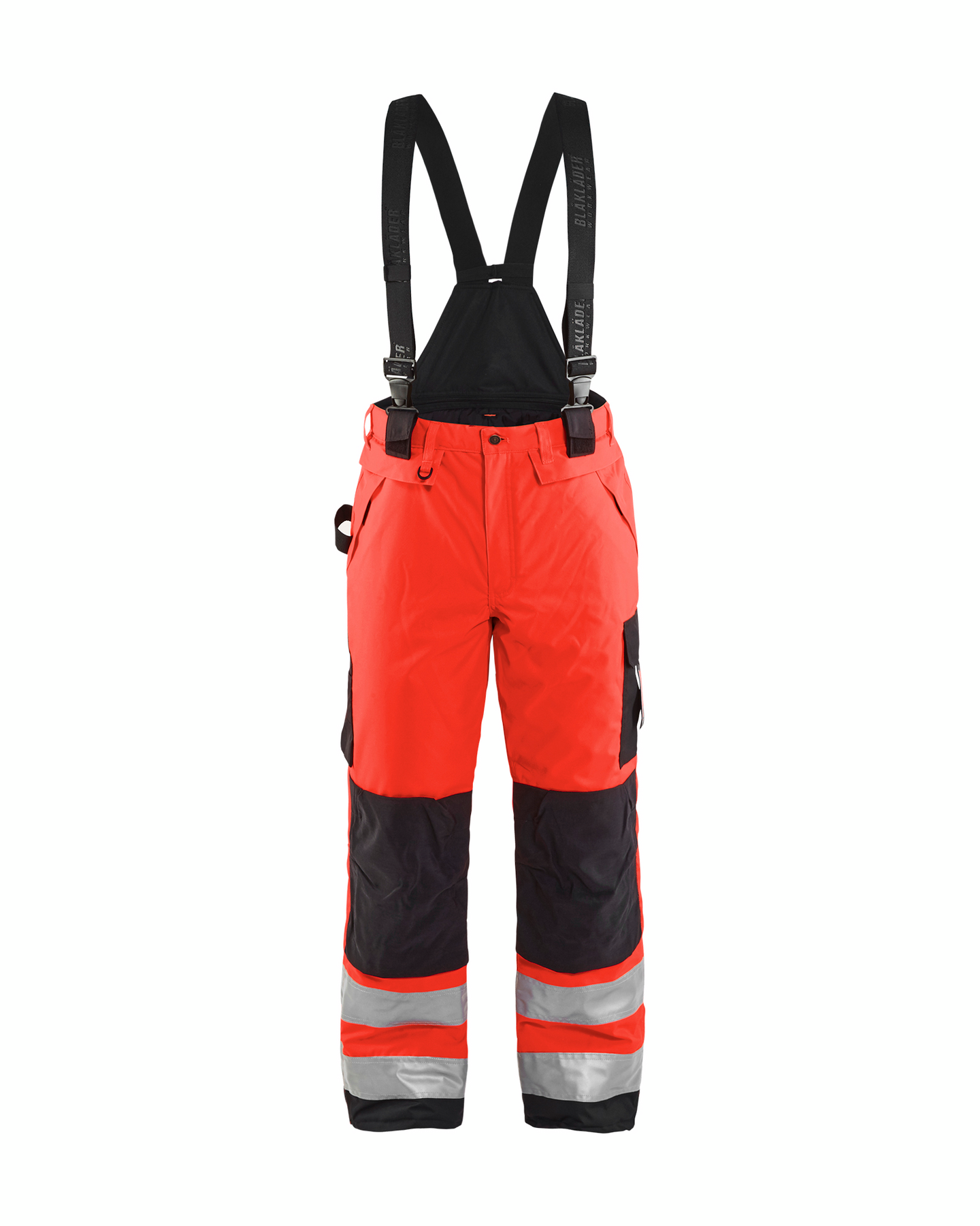 Talvihousut Blåkläder olkaimelliset Hi-Vis 188519775599 punainen-musta
