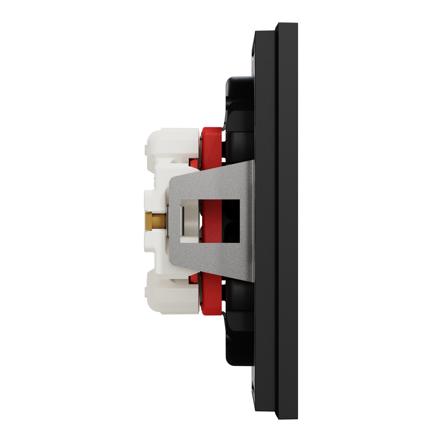 Pistorasia Elko Plus 2S/16A/250V/IP21 uppoasennus Ocean Plastic musta