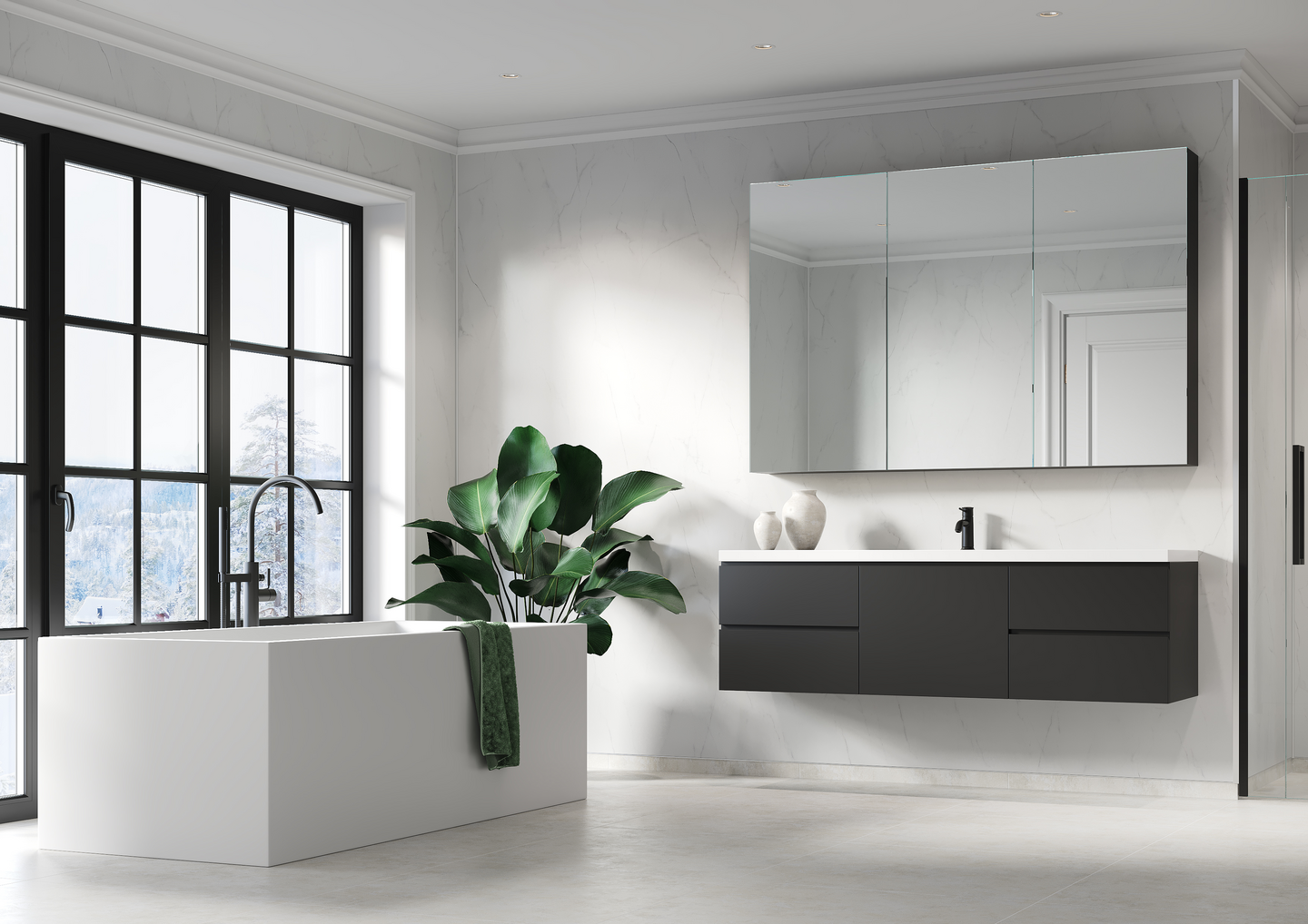 Sisustuslevy Fibo 11x620x2400 2487-M00 S Bianco Marble