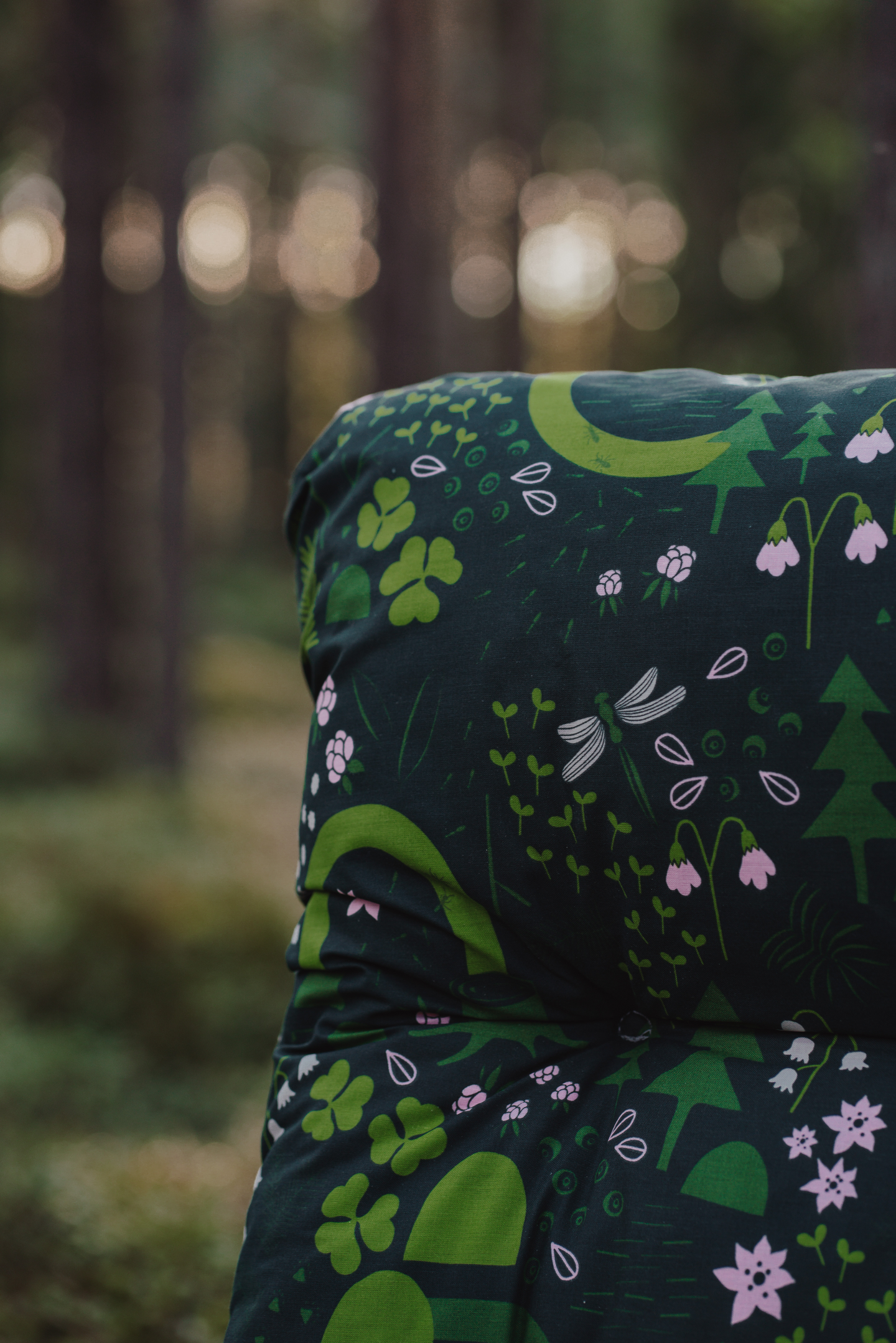 Pehmuste Varax Baden Baden -tuoliin 87B Suomen metsä