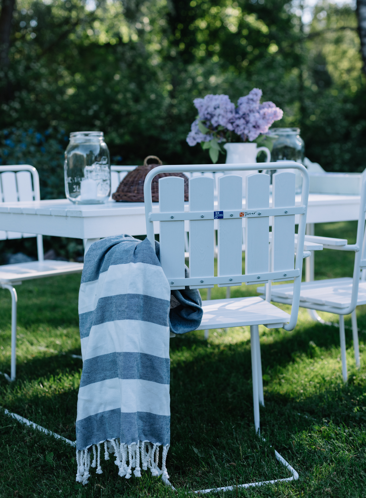 Tuoli Varax Suvisaari valkoinen