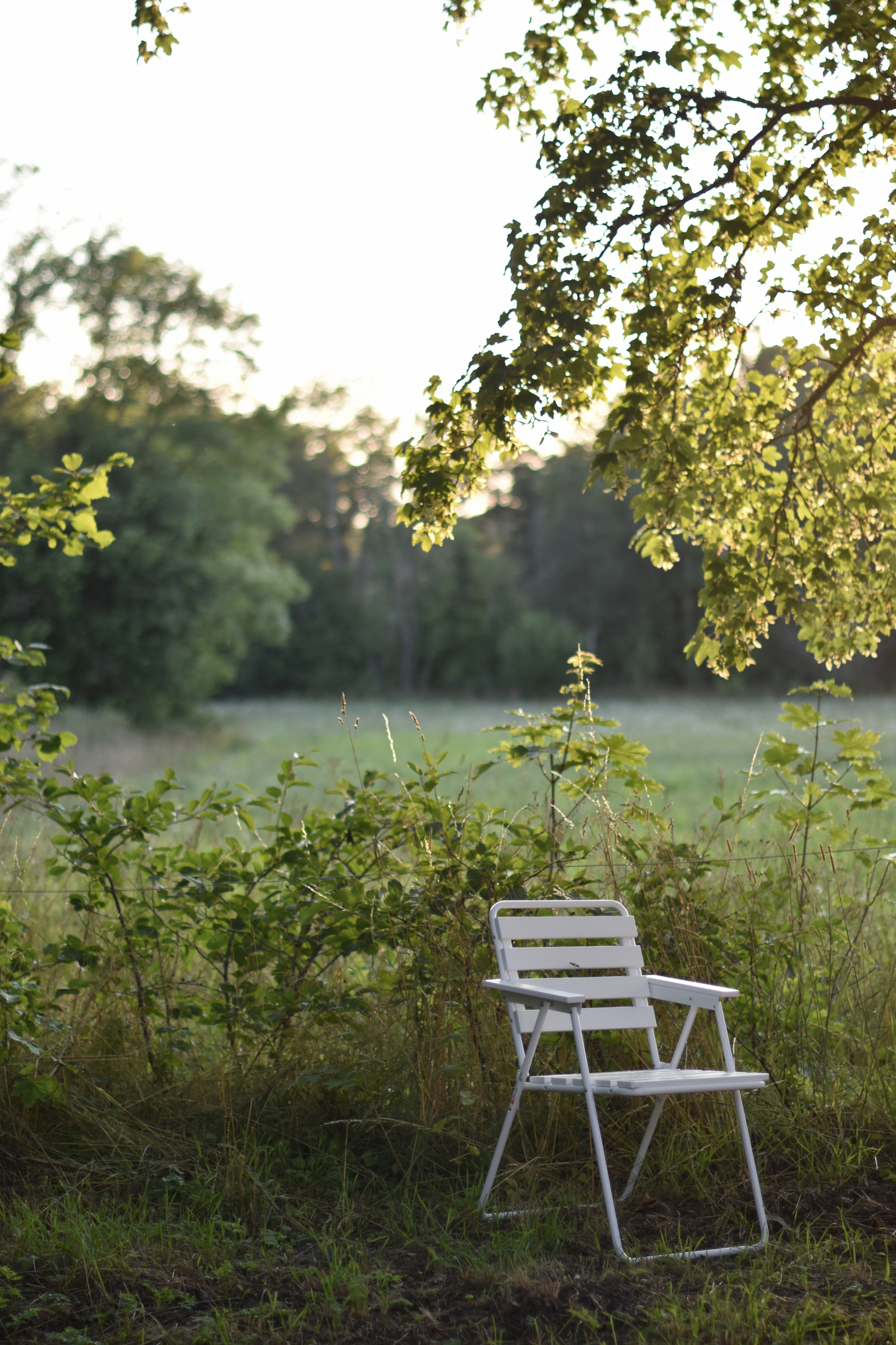 Taittotuoli Varax Retro valkoinen
