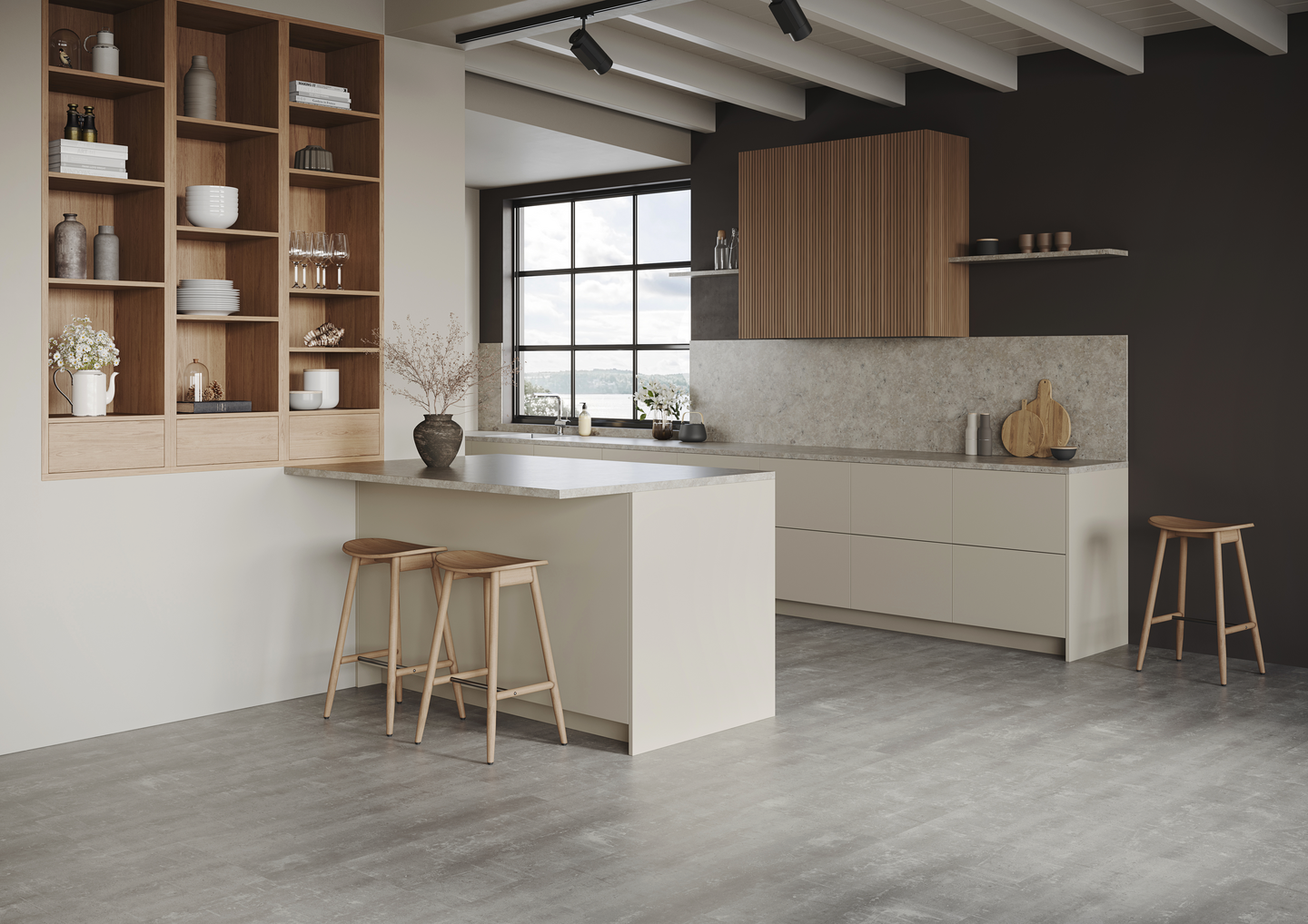 VINYLPLATTA TARKETT ID55CL COMPOSITE COOLGREY 0V 49,70X99,70