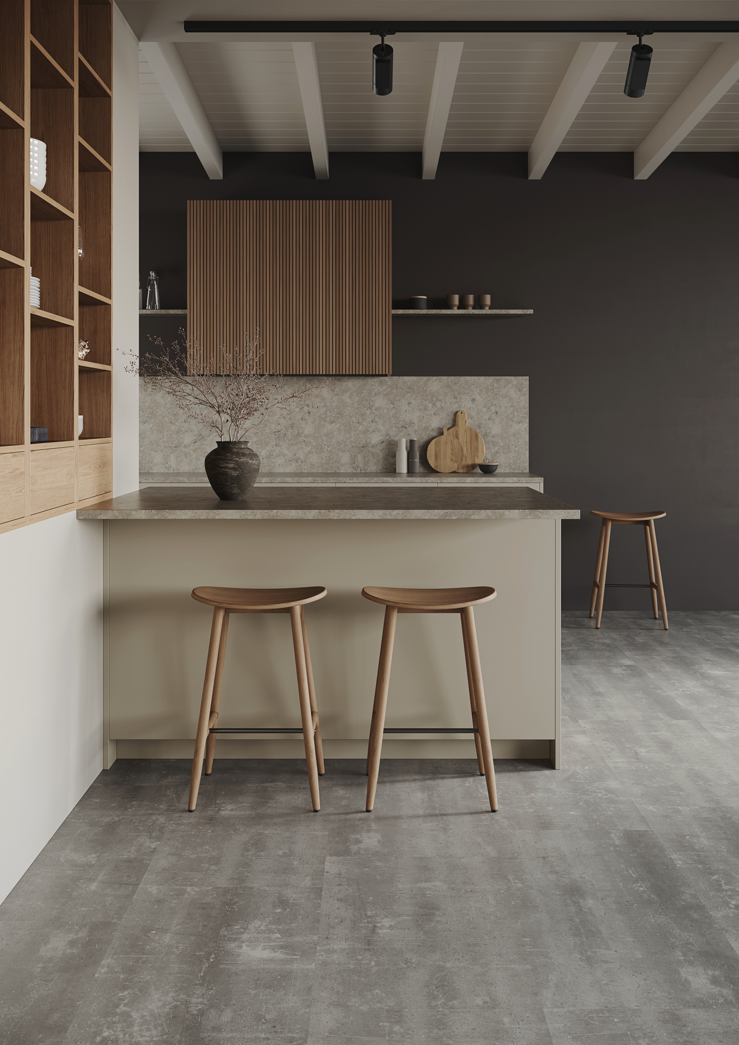 VINYLPLATTA TARKETT ID55CL COMPOSITE COOLGREY 0V 49,70X99,70