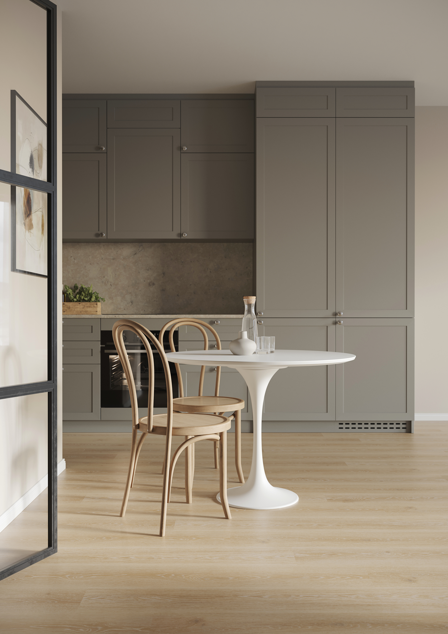 VINYLPLATTA TARKETT ID55CL HIGHL OAK LT NAT 4V 19,70X121,70