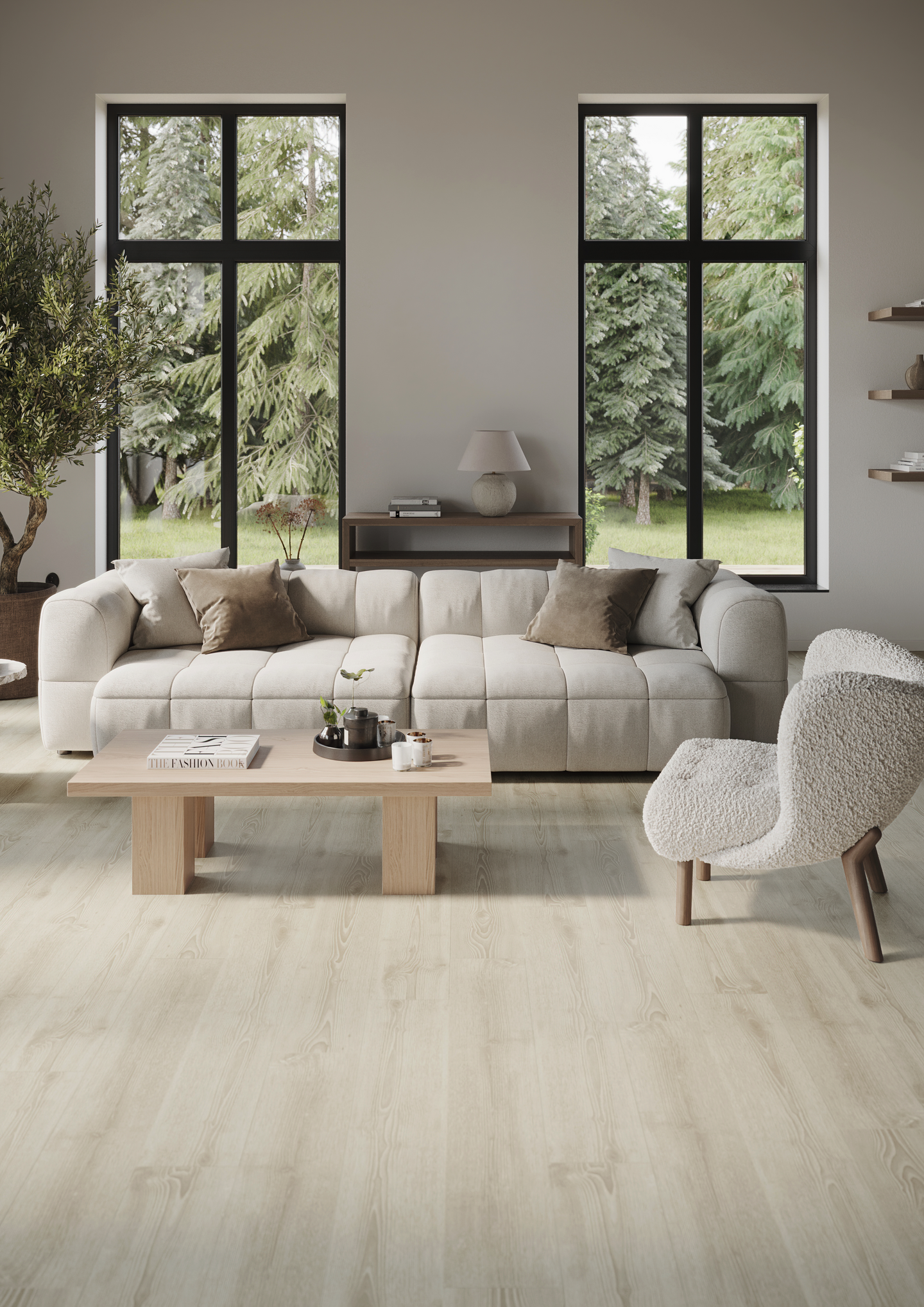 VINYLPLATTA TARKETT ID55CL SCAN OAK LT BEIGE 4V 19,70X121,70