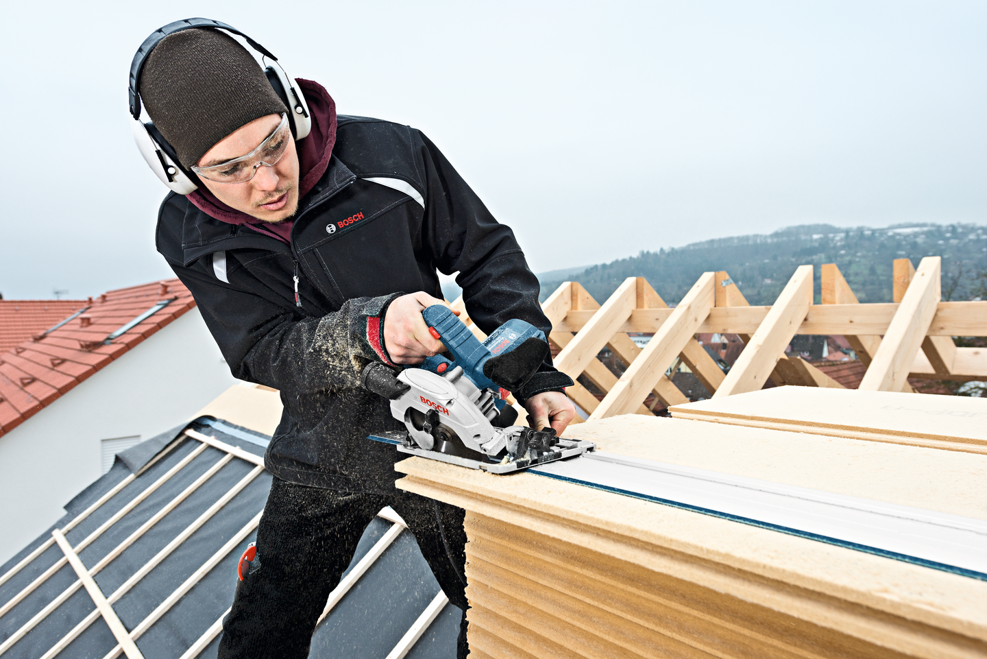 Käsipyörösaha Bosch GKS 55 gce