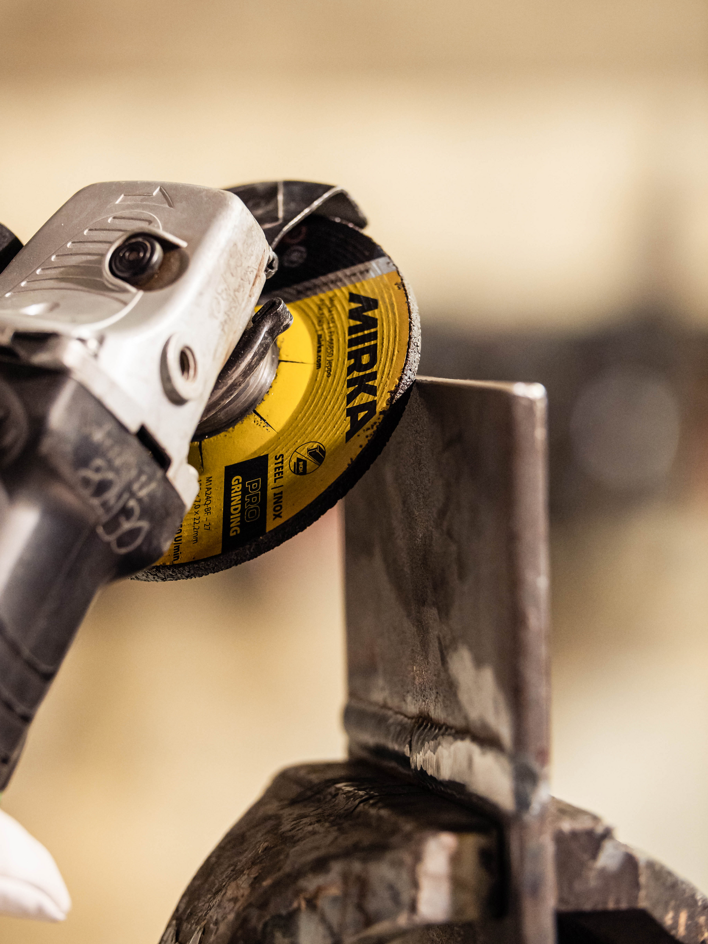 Napalaikka Mirka Pro 125x7,0x22,2mm M1A24Q-BF Inox/Steel