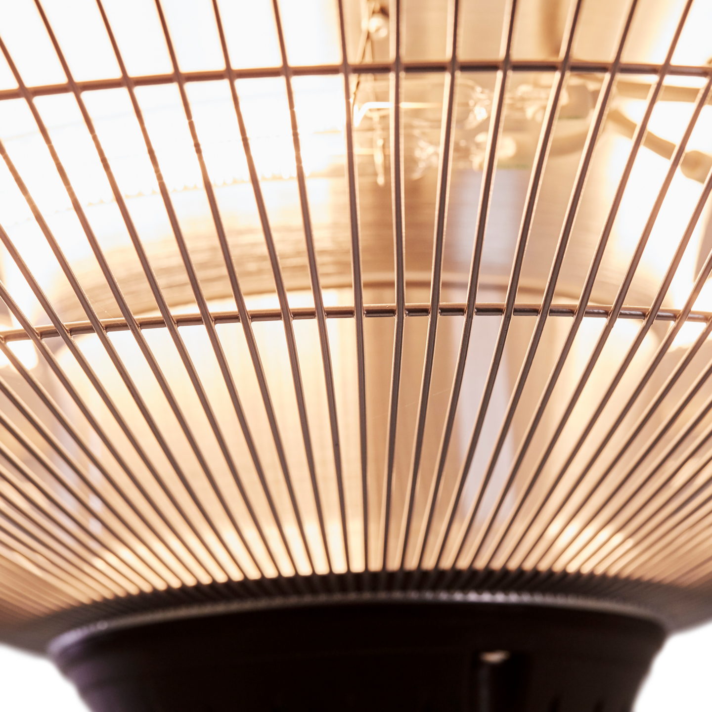 Terassilämmitin Hortus lattiamalli säädettävällä jalalla hopea