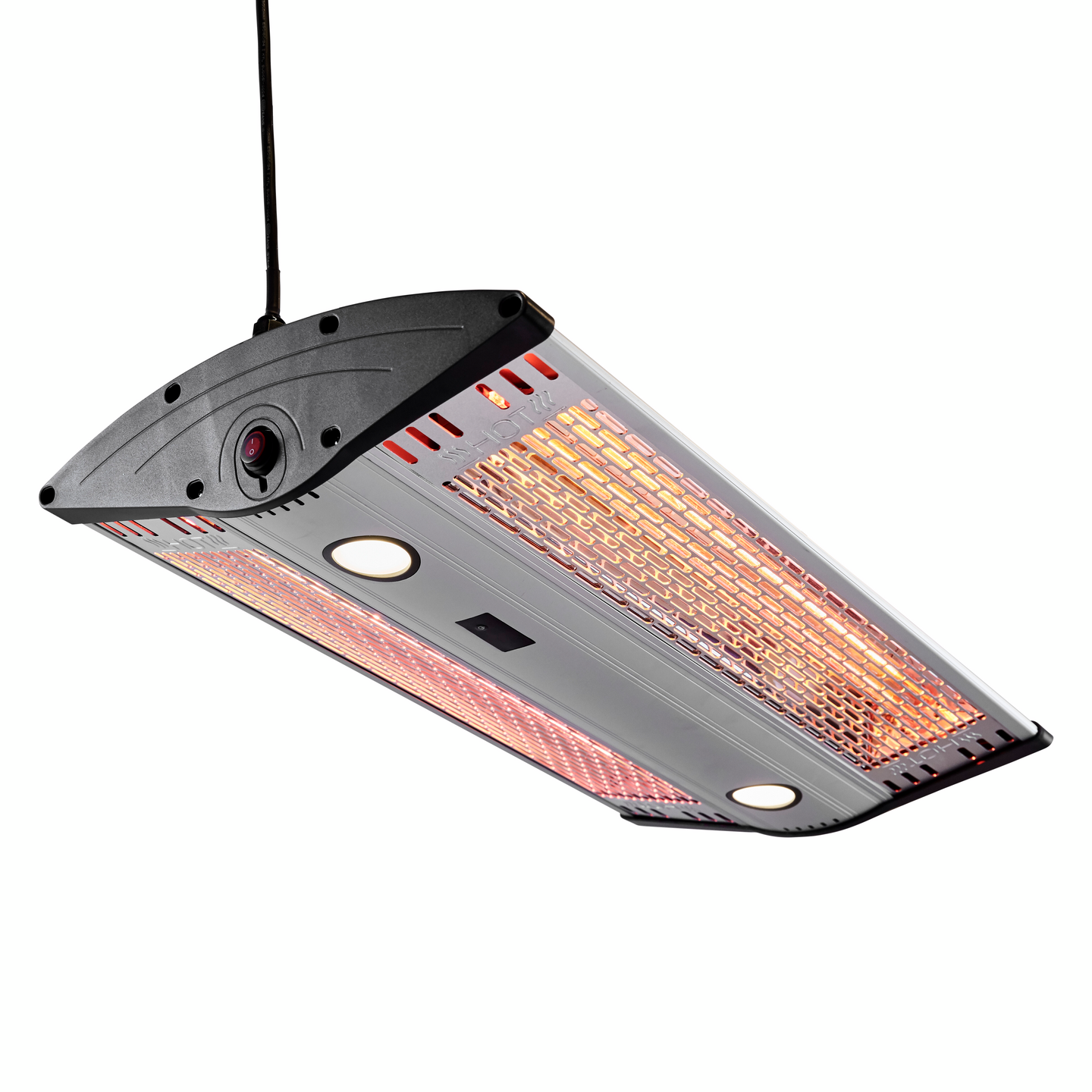 Terassilämmitin Hortus ripustettava 1000/2000 W hopea