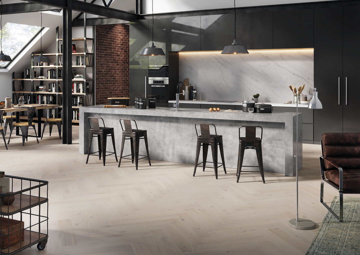 PARKETT CELLO FISKBEN CAPPUCINO 0,65M2