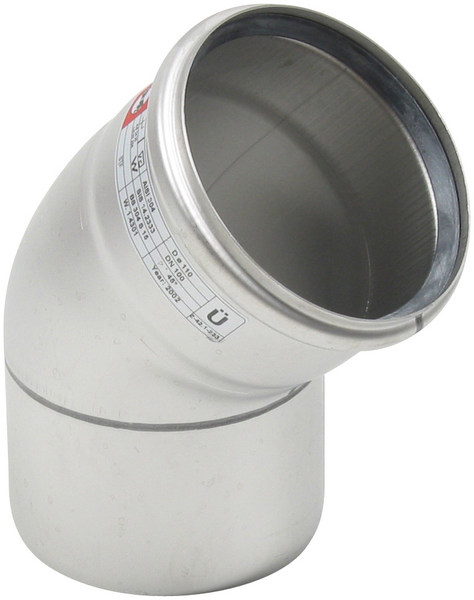 Kulmayhde Blücher haponkestävä teräs 110x45