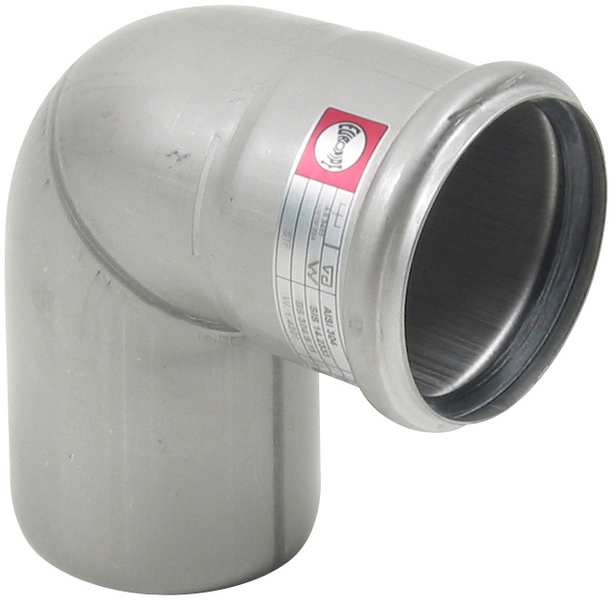 Kulmayhde Blücher 87,5° 75mm ruostumaton teräs