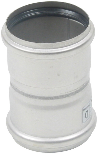 Kaksoismuhvi Blücher 75 ruostumaton teräs