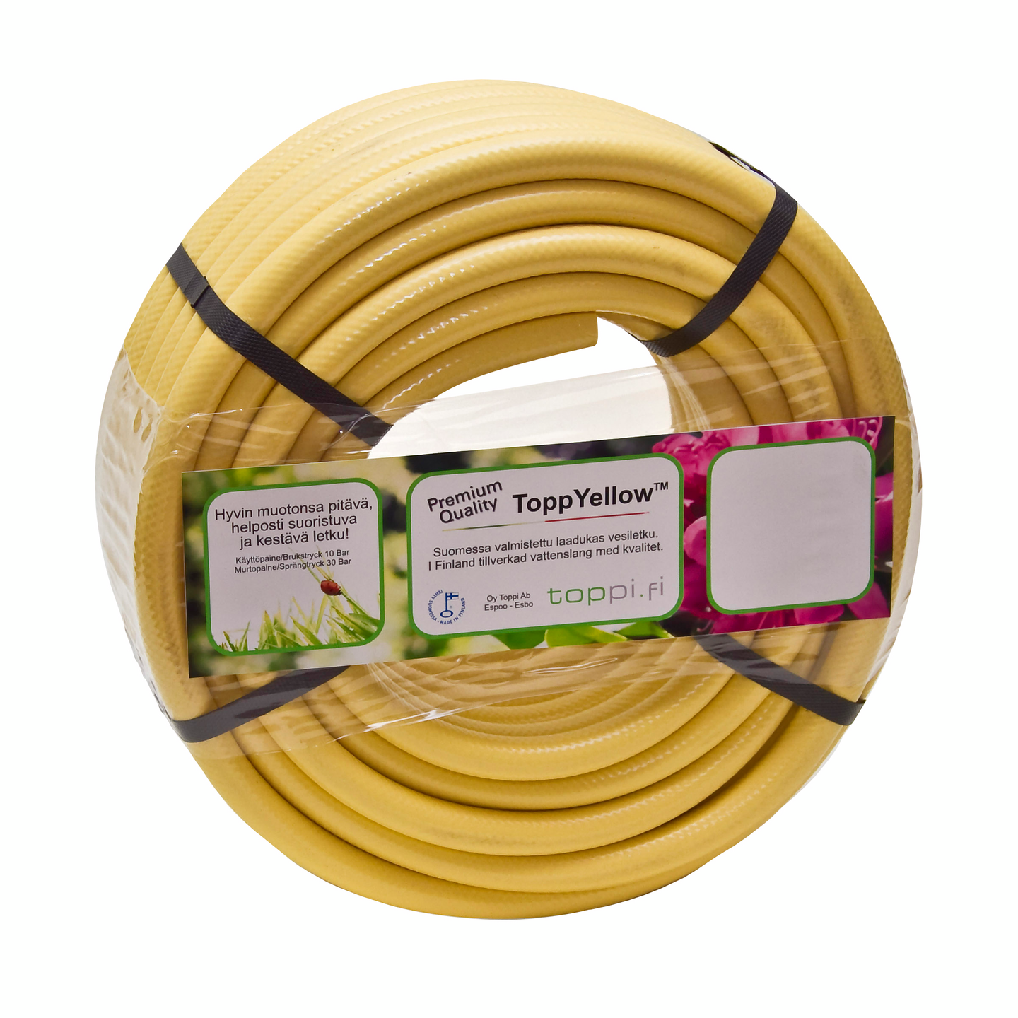 Muoviletku Toppi TOPPYellow 19mm/25m 10bar keltainen