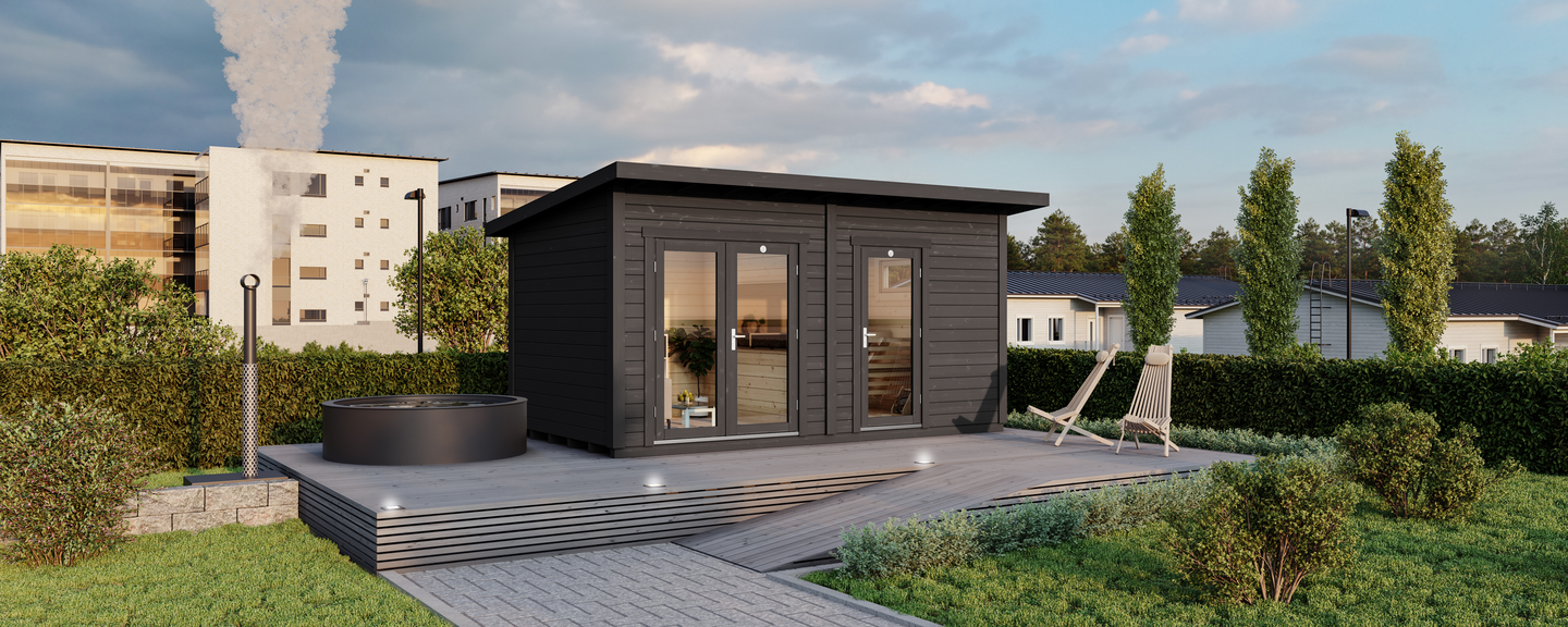 Pihasauna Lillevilla Mielakka 13,2m²