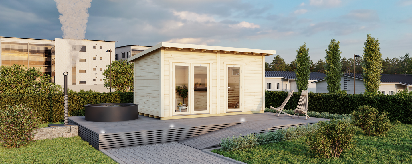 Pihasauna Lillevilla Mielakka 13,2m²