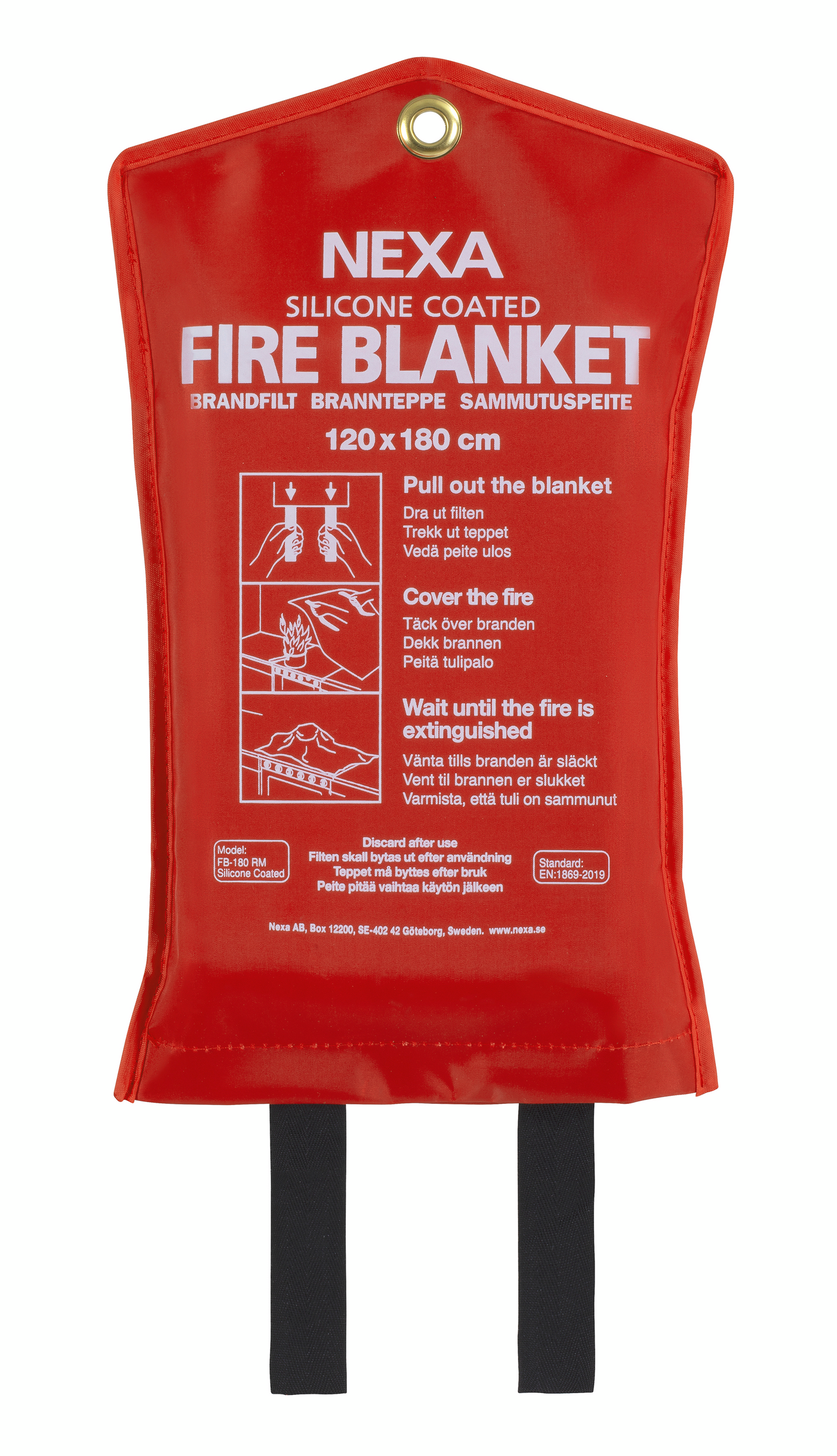 BRANDSL. PULVER + FILT RÖD 6KG