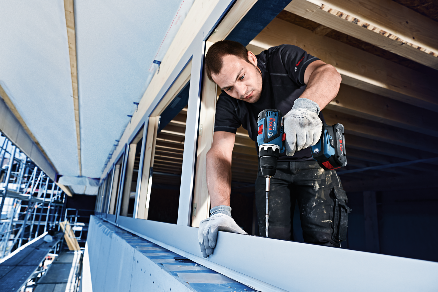 Akkuporakone Bosch GSR 18V-60 C 3x5,0Ah L-Boxx