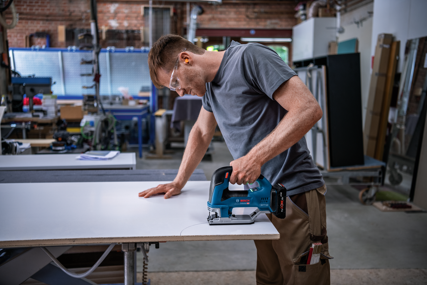 Akkupistosaha Bosch GST 18V-155 BC Solo