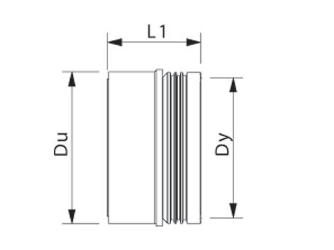 In Situ -jälkiliitosyhde Wavin kaivoon tai säiliöön 160mm
