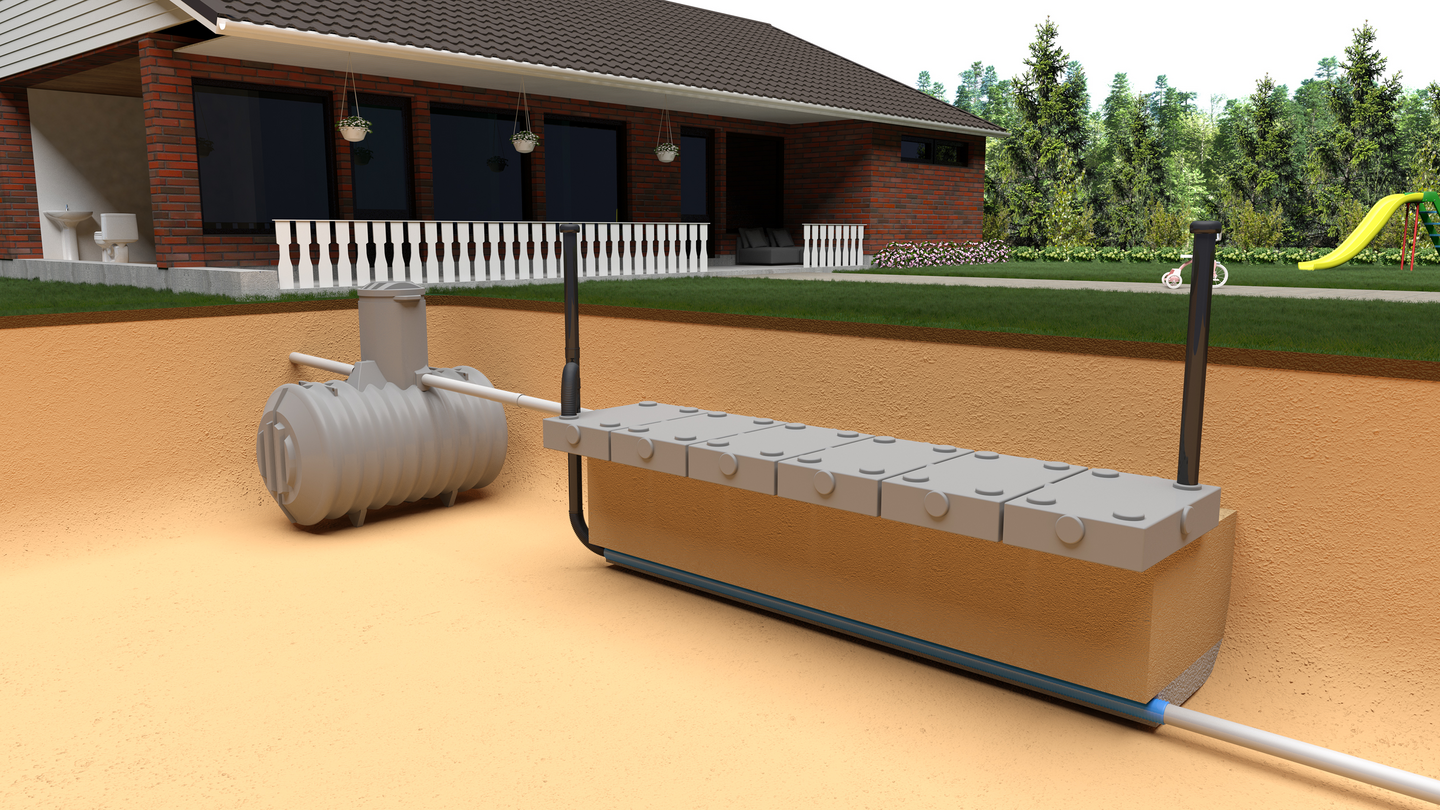 Suodatuskasettipaketti Pipelife jätevesille kaksiosainen