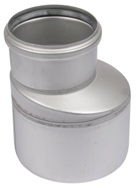 Supistusyhde BLÜCHER 160x110mm epäkeskeinen ruostumaton teräs