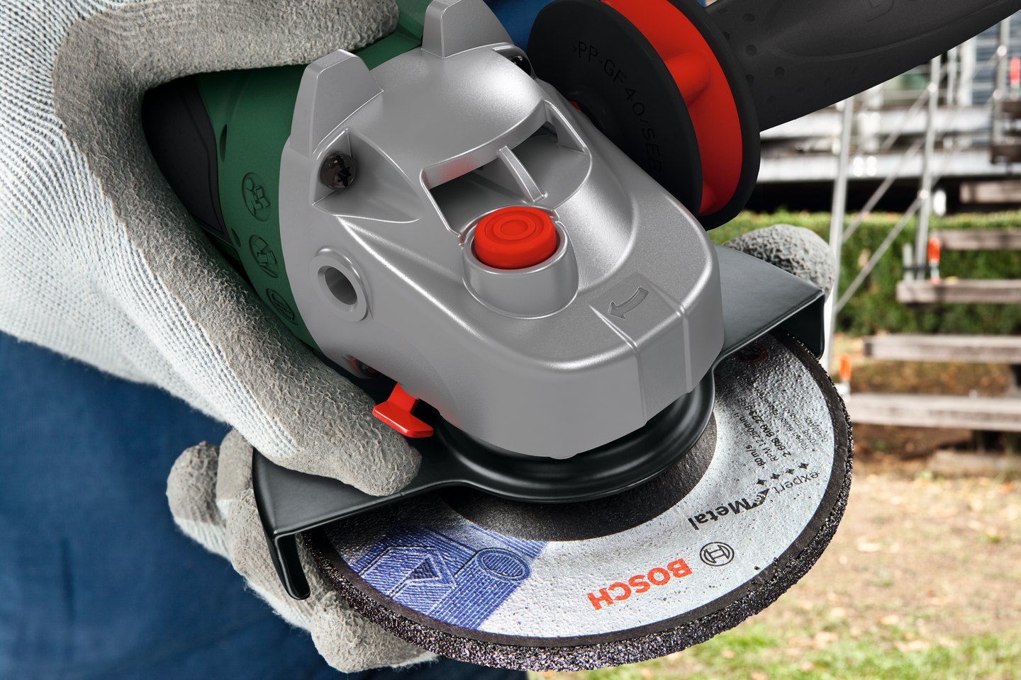 Akkukulmahiomakone Bosch AdvancedGrind 18V-80 Solo