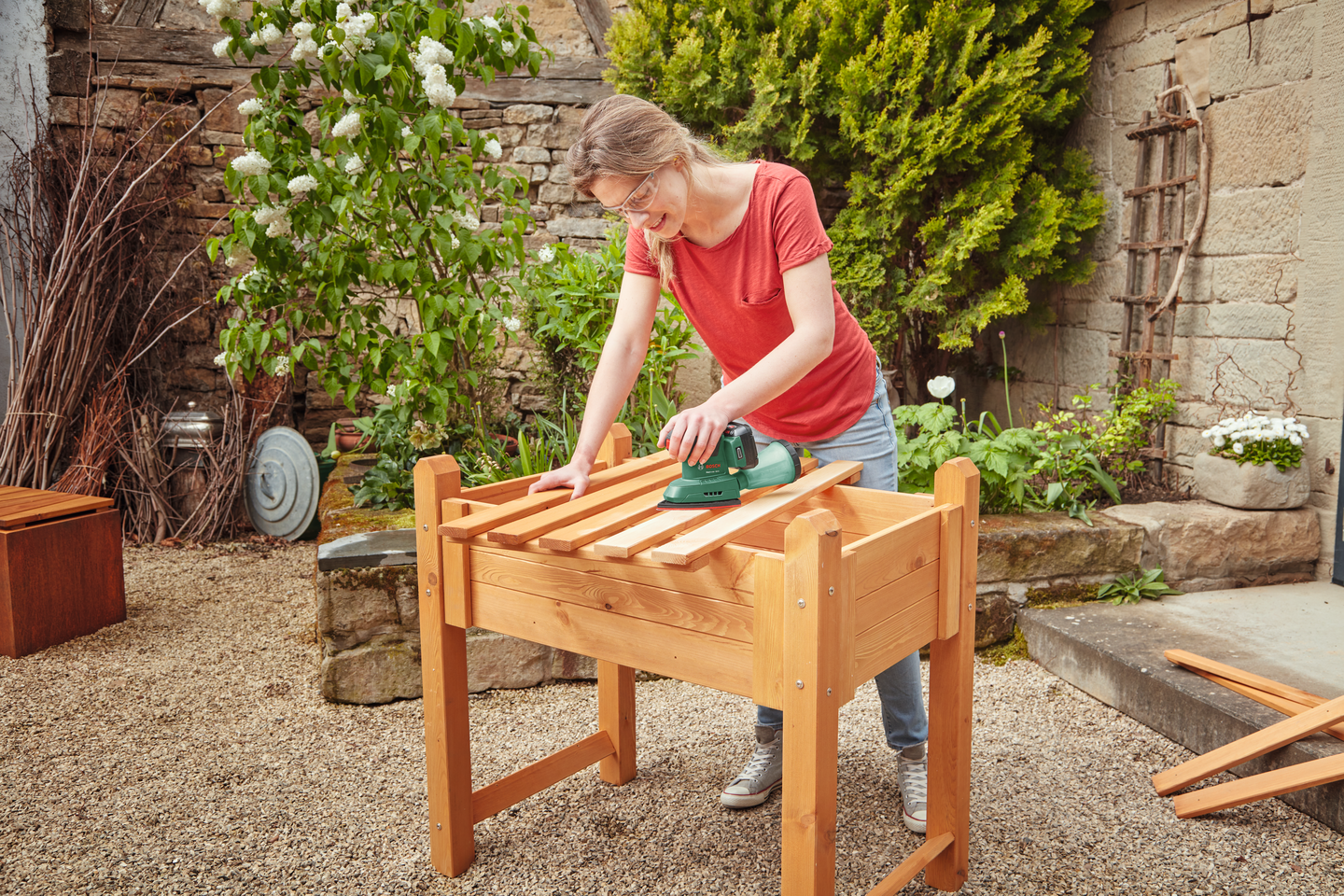Akkuyhdistelmähiomakone Bosch EasySander 18V-8 Solo