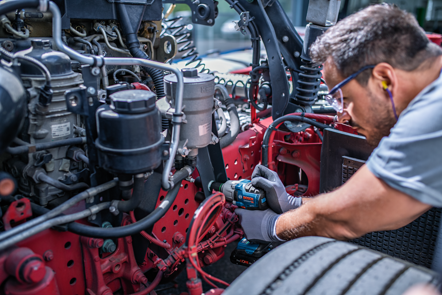 Akkuiskumutterinväännin Bosch GDS 18V-450 HC Solo