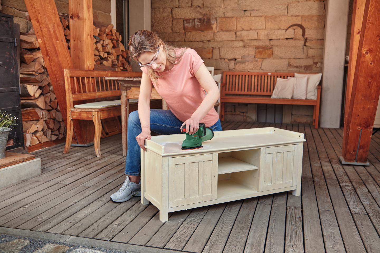 Akkuyhdistelmähiomakone Bosch EasySander 18V-8 Solo