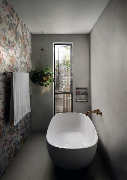 Lattialaatta Cementum 60x60 Nickel matta RT 1,08m²