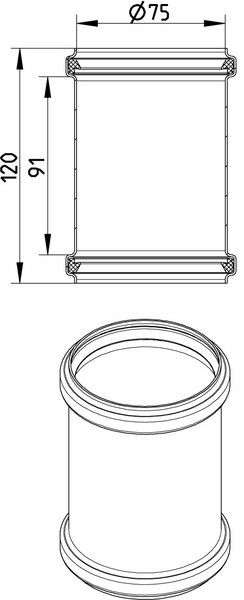 Pistoyhde Blücher haponkestävä teräs 75 S