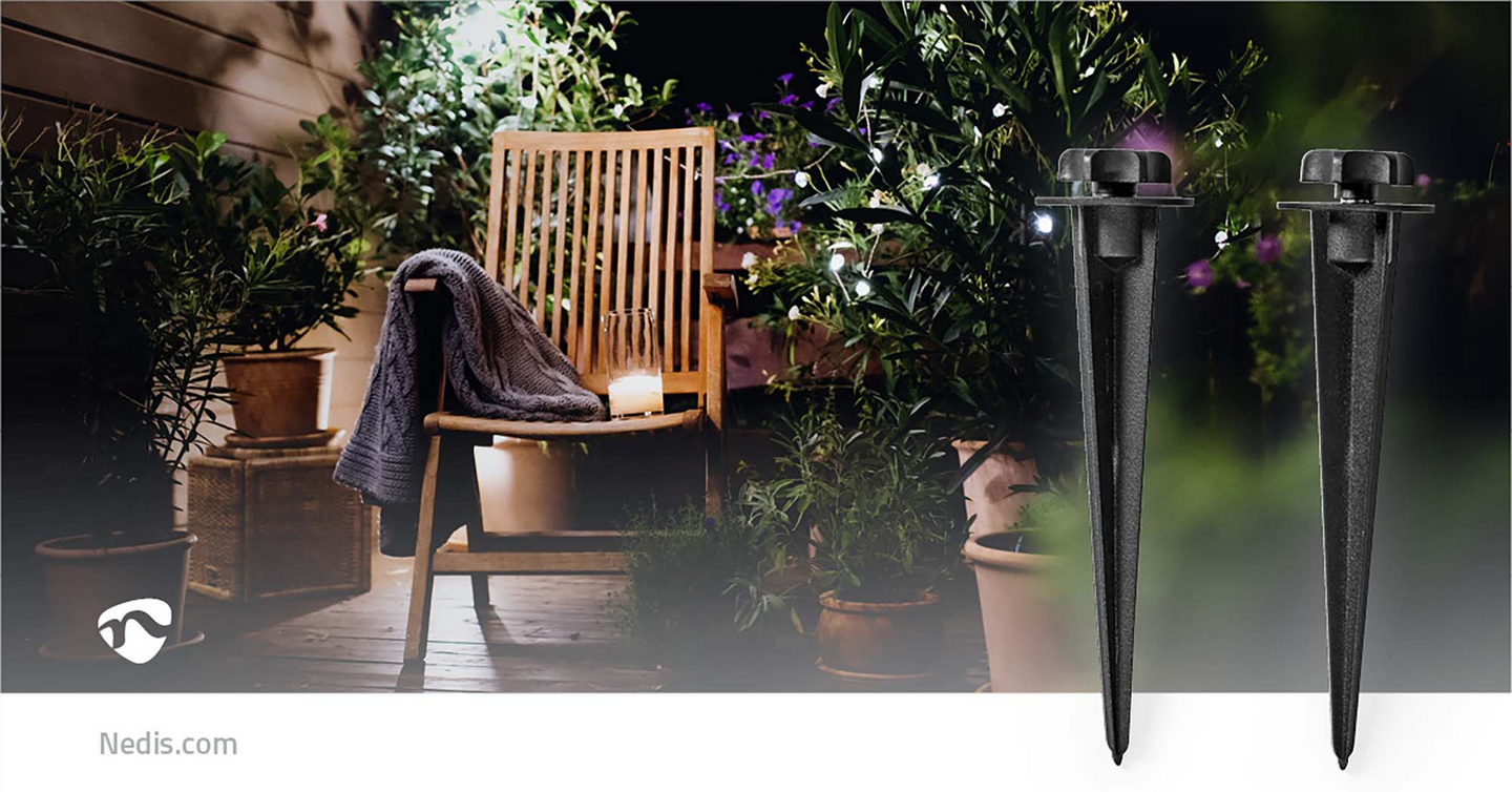 Maapiikki Nedis alumiini 2kpl