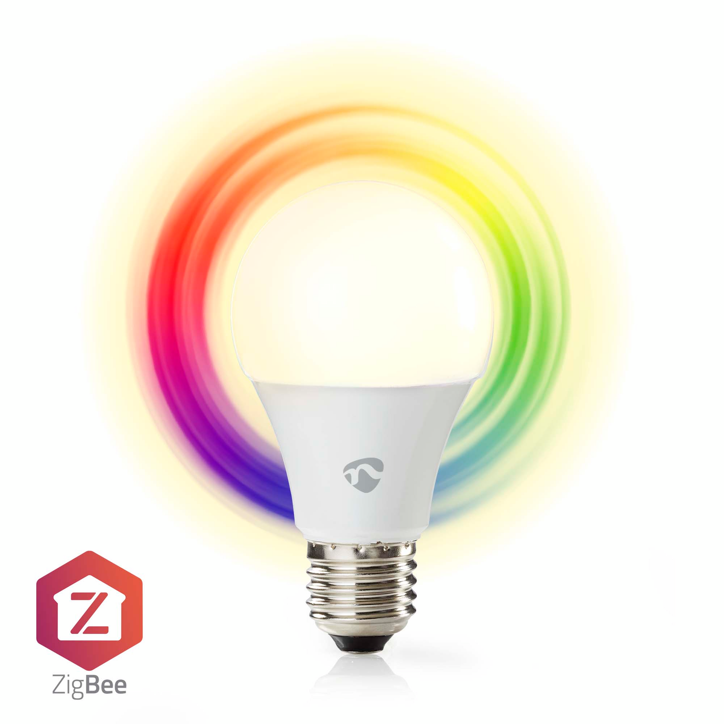 Led-lamppu Nedis Smartlife RGB Zigbee 3.0 E27 806lm 9W