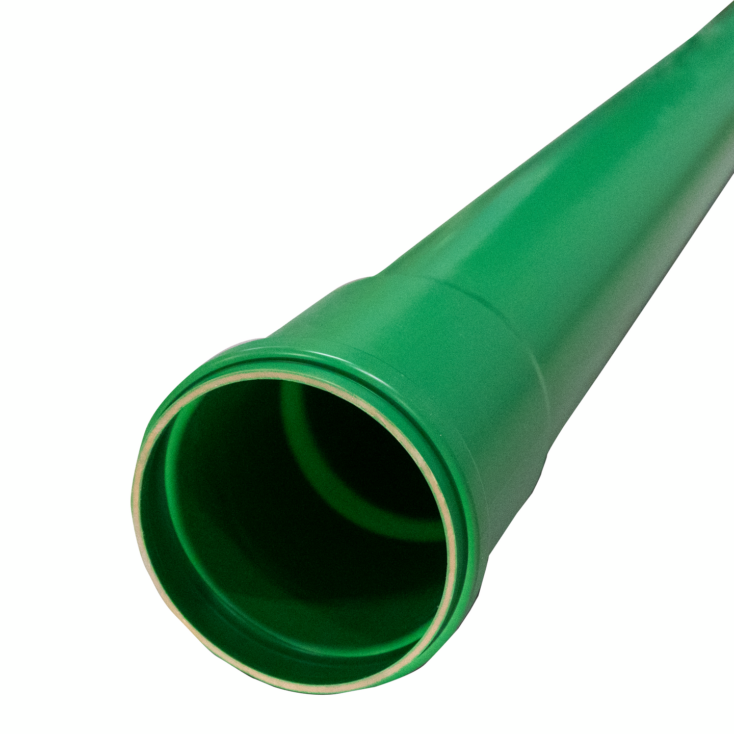 Kaapelinsuojaputki Pipelife TEL PVC 50x2,2 B 6m tiivisteellä vihreä