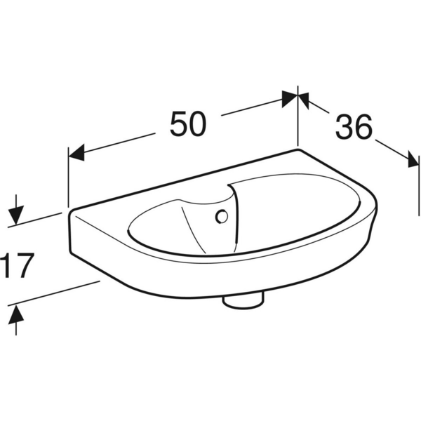 Pesuallas IDO Glow 50X36X17cm