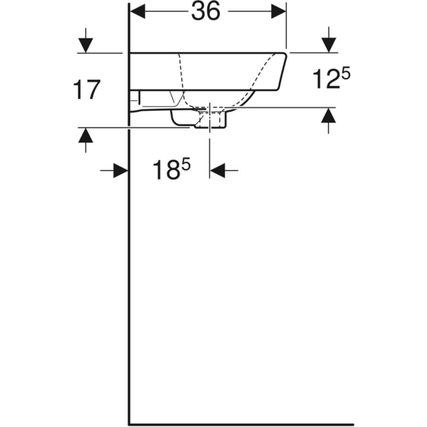 Pesuallas IDO Glow 50X36X17cm