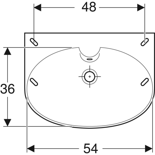 Pesuallas IDO Glow 56X44X17cm