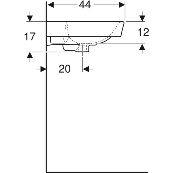 Pesuallas IDO Glow 56X44X17cm