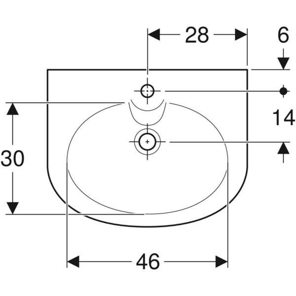 Pesuallas IDO Glow 56X44X17cm
