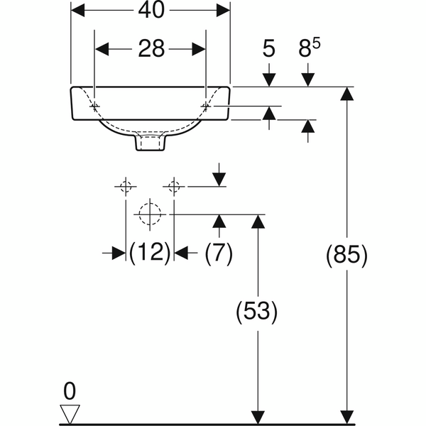 Pesuallas IDO Glow 40X28X16cm