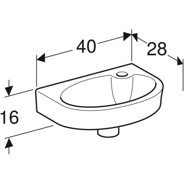 Pesuallas IDO Glow 40X28X16cm