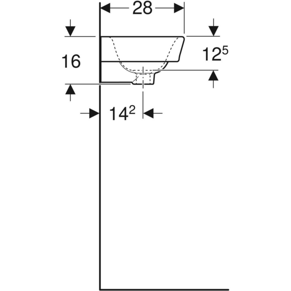 Pesuallas IDO Glow 40X28X16cm