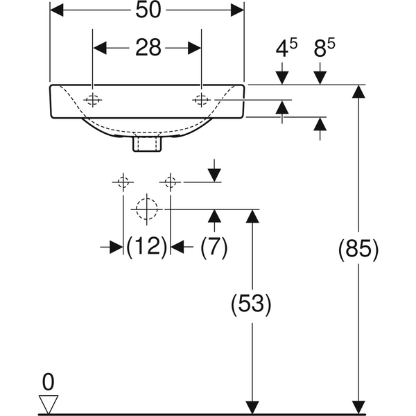Pesuallas IDO Glow 50X36X17cm